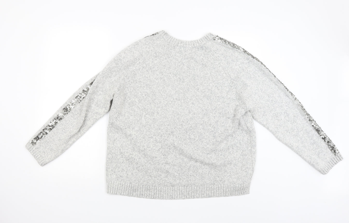 M&S Womens Grey   Pullover Jumper Size 18