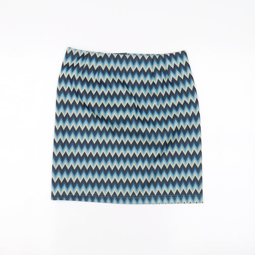 Cosmart Womens Blue   A-Line Skirt Size S