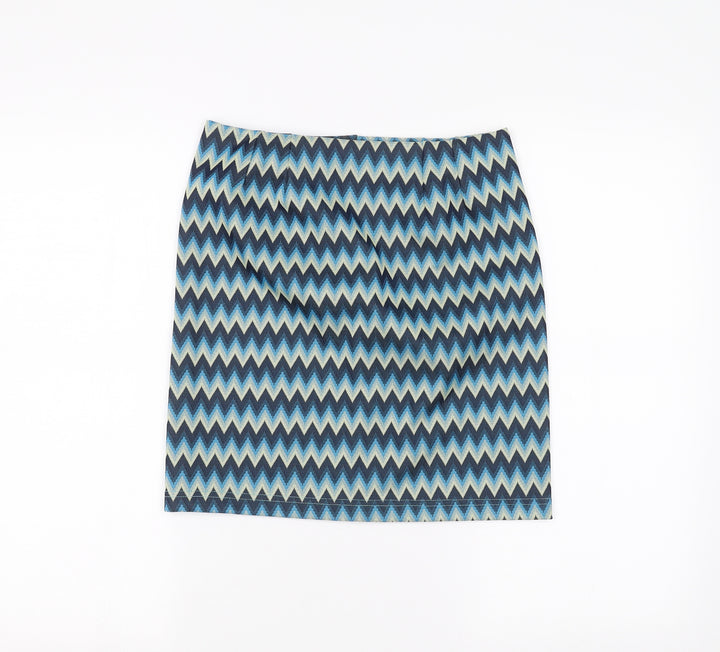 Cosmart Womens Blue   A-Line Skirt Size S
