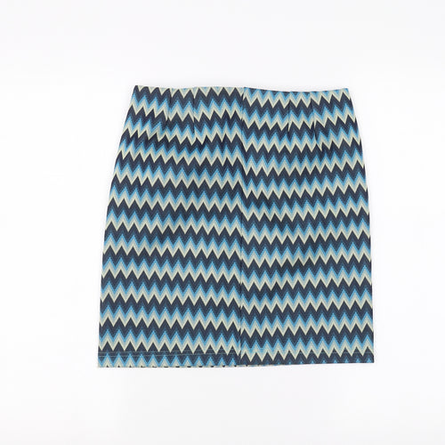 Cosmart Womens Blue   A-Line Skirt Size S