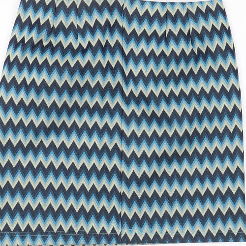 Cosmart Womens Blue   A-Line Skirt Size S