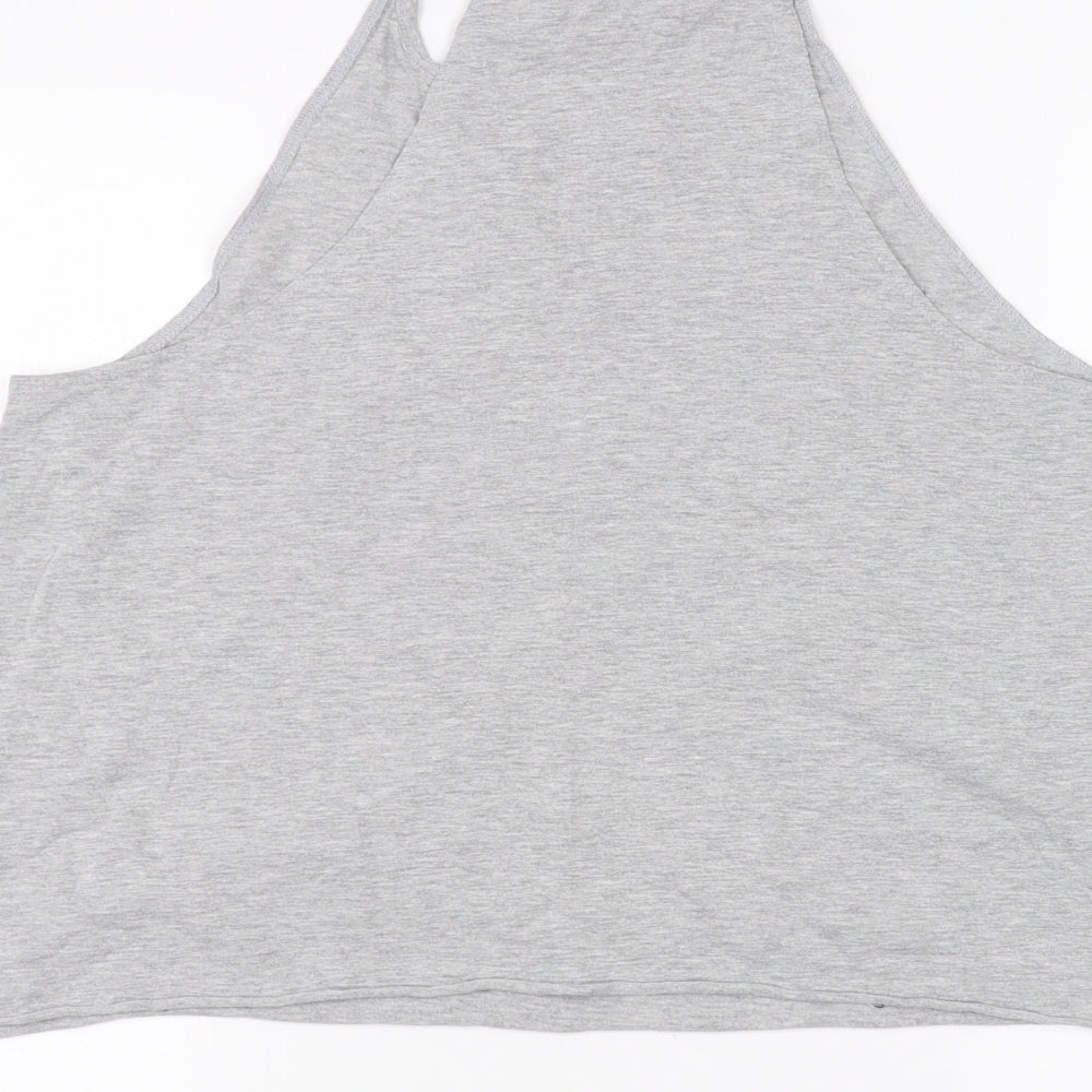 ASOS Womens Grey   Basic Tank Size S