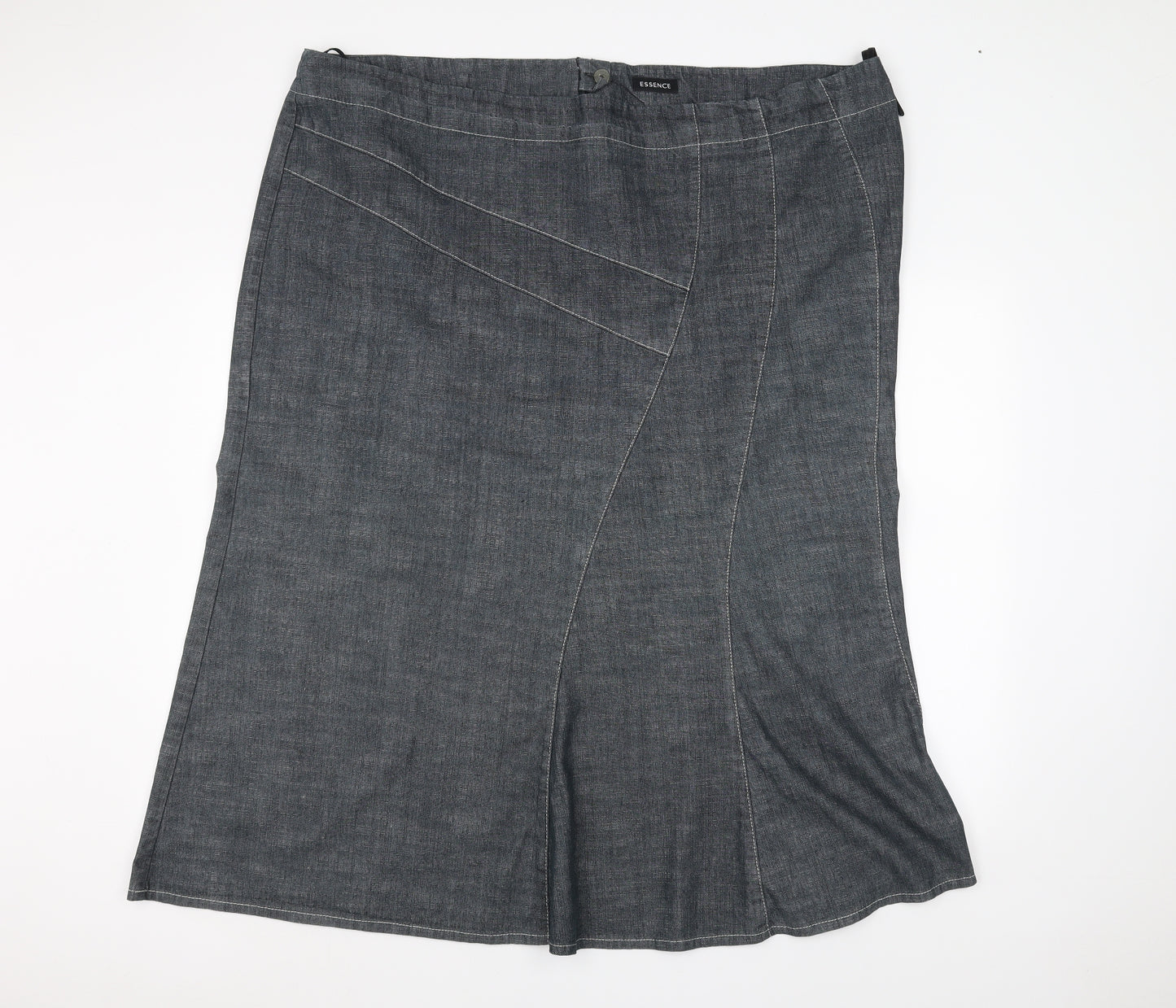 essence Womens Blue   A-Line Skirt Size 28