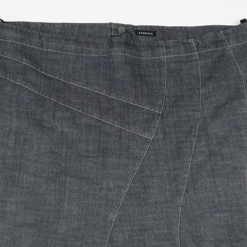 essence Womens Blue   A-Line Skirt Size 28