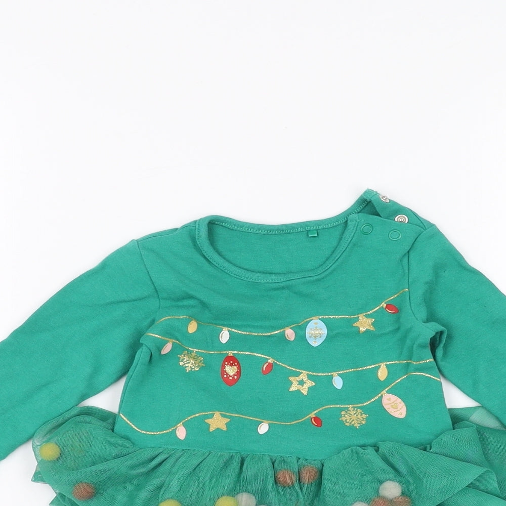 TU Baby Green   Babygrow One-Piece Size 9-12 Months