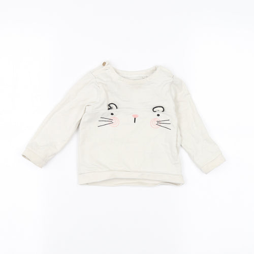 TU Baby White   Basic T-Shirt Size 6-9 Months