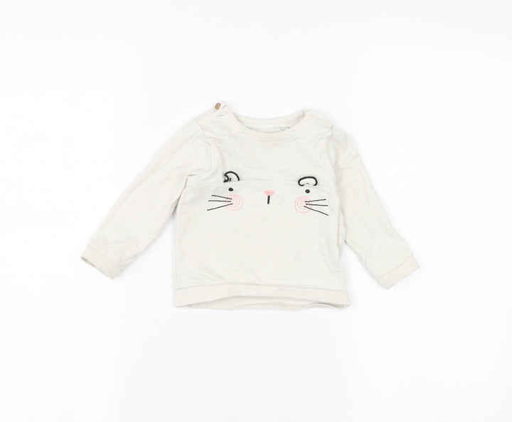 TU Baby White   Basic T-Shirt Size 6-9 Months