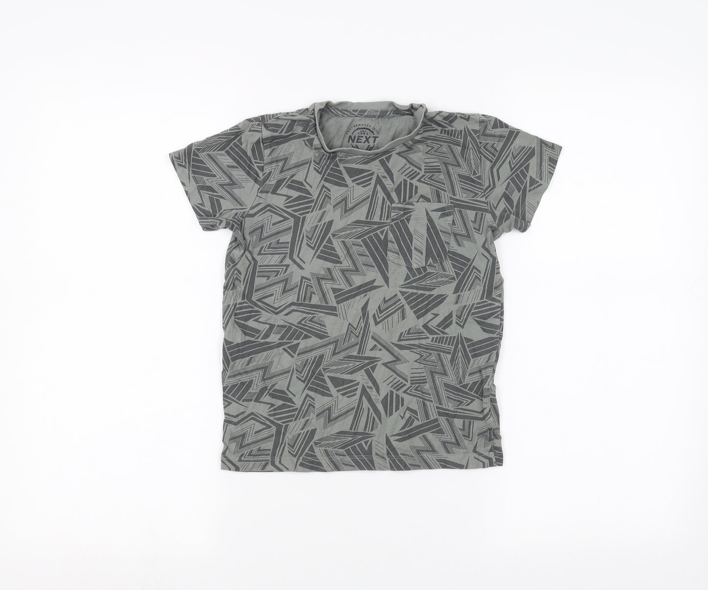 NEXT Boys Green   Basic T-Shirt Size 7 Years