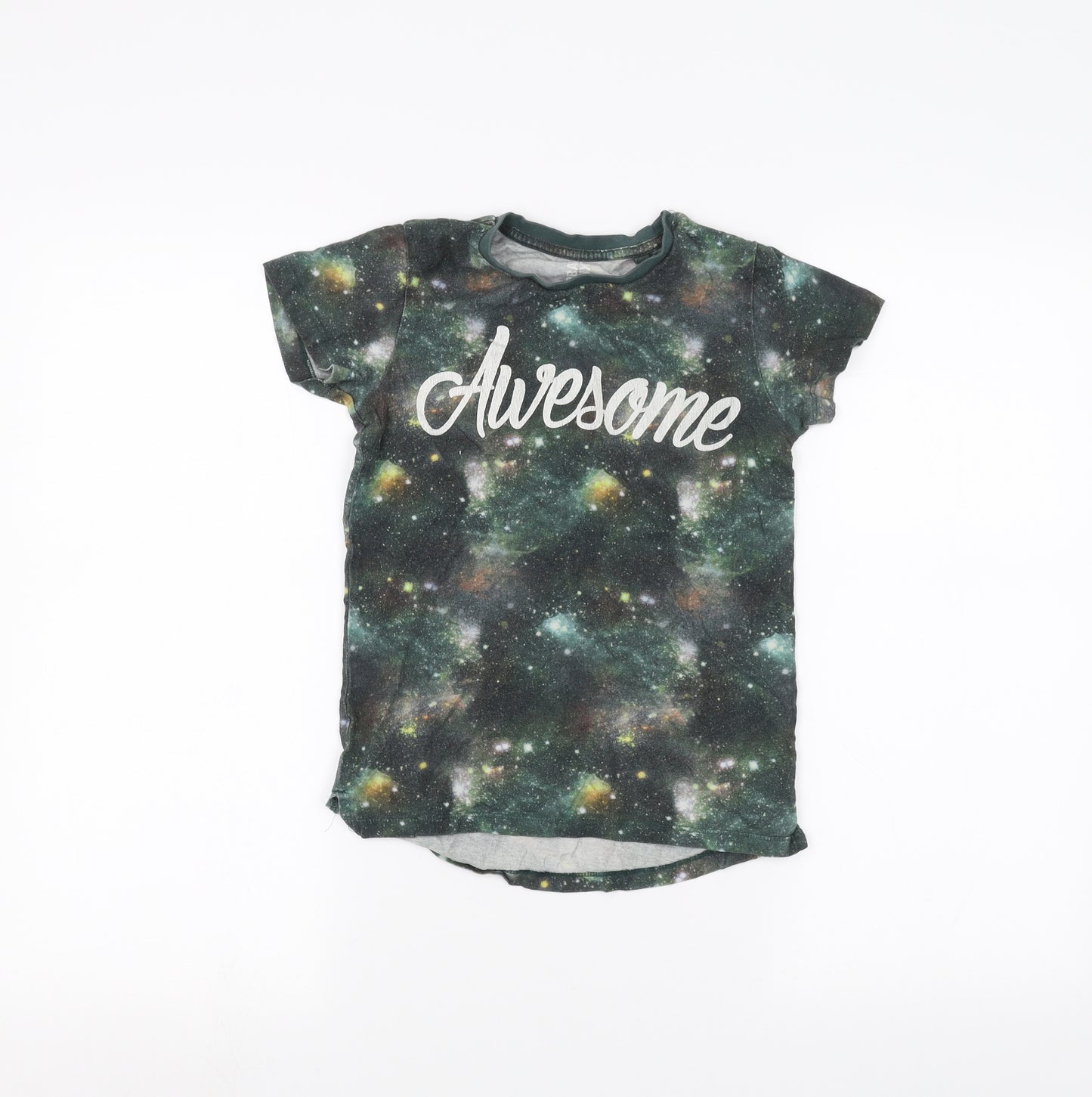 NEXT Boys Green   Basic T-Shirt Size 7 Years