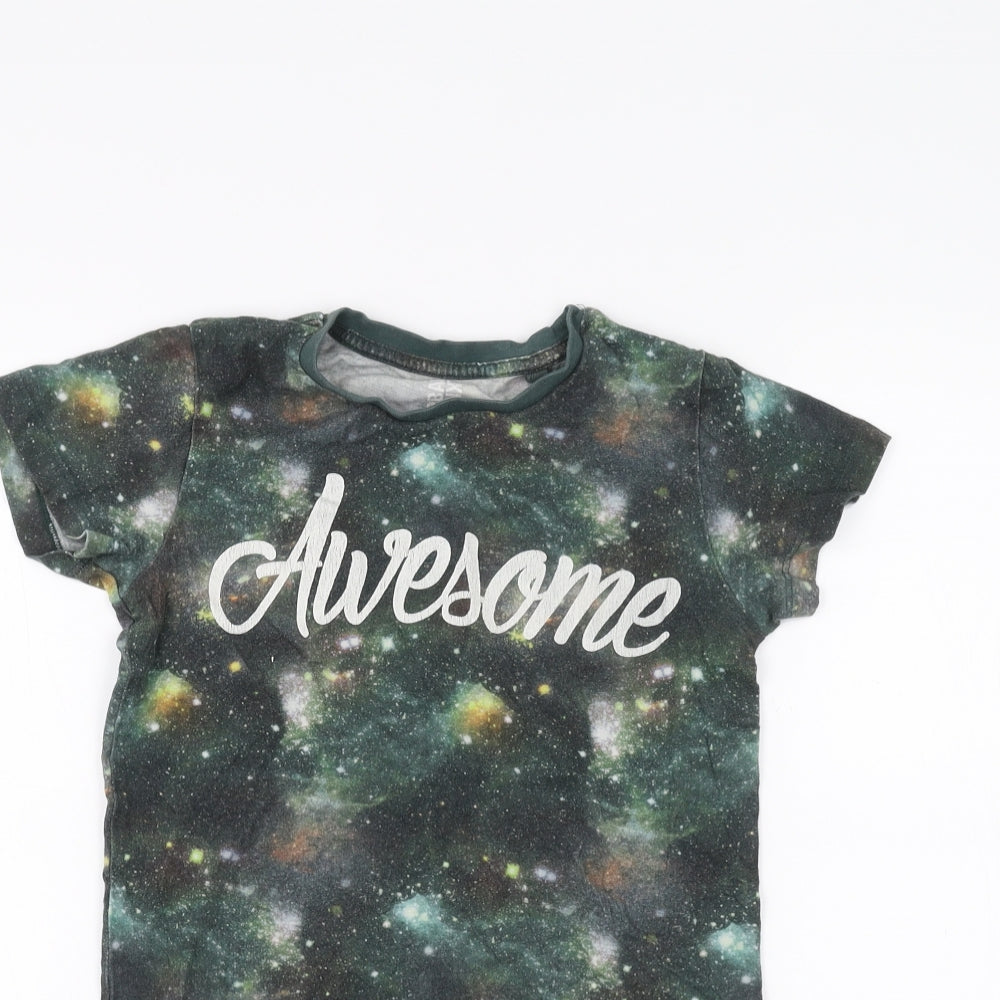 NEXT Boys Green   Basic T-Shirt Size 7 Years
