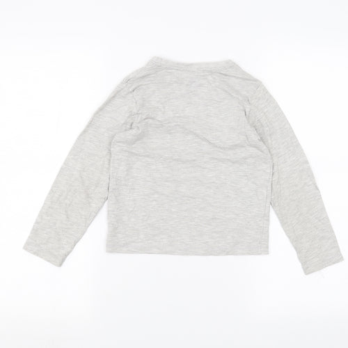 TU Boys Grey   Basic T-Shirt Size 6 Years  - Dinosaur