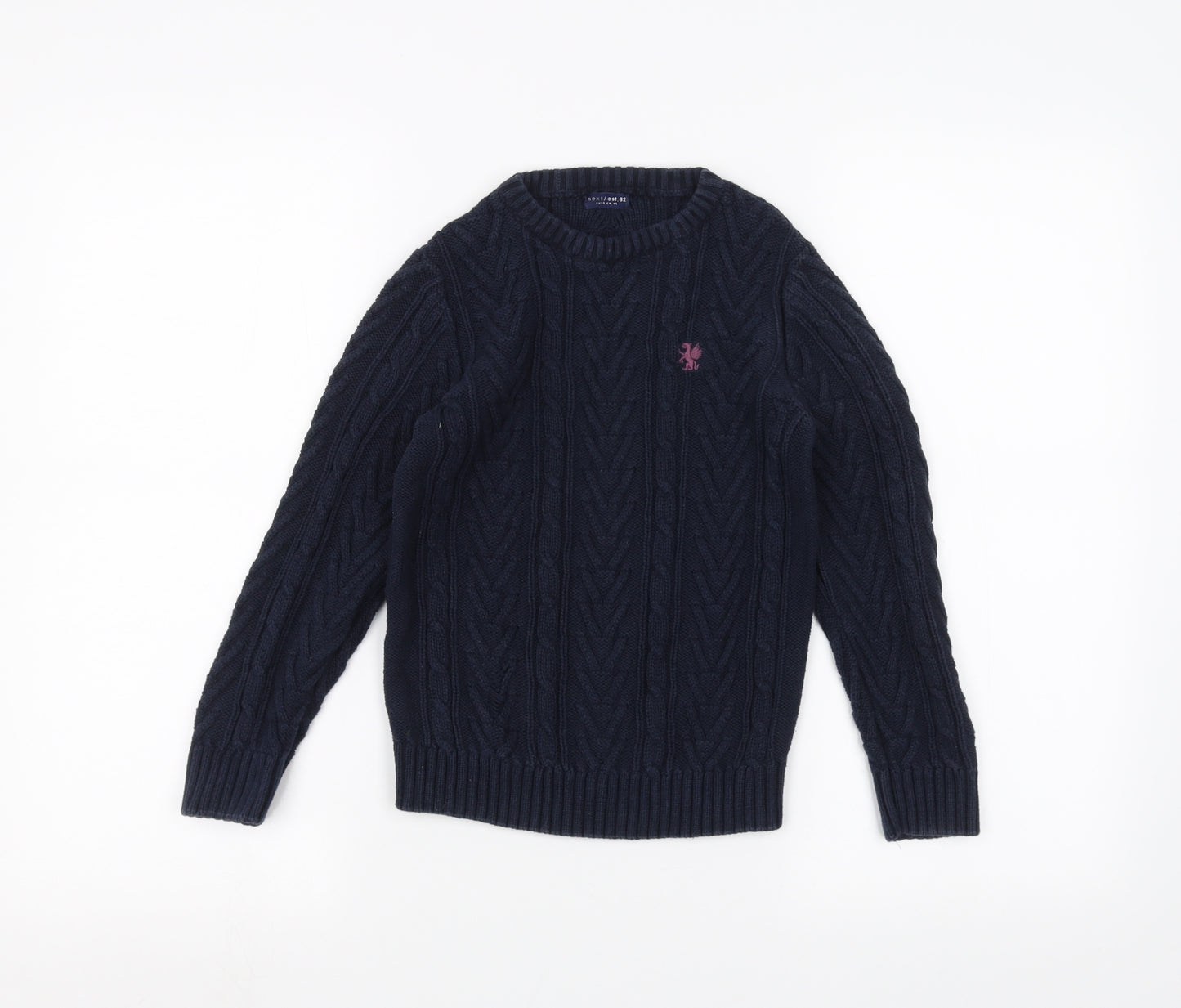 NEXT Boys Blue   Pullover Jumper Size 7 Years