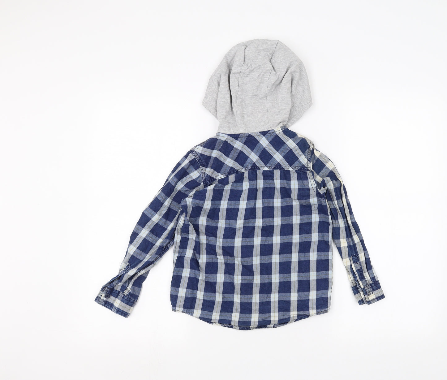 F&F Boys Blue   Cardigan Hoodie Size 6-7 Years