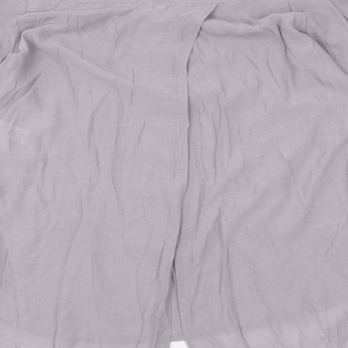 New Look Womens Purple   Basic Button-Up Size 16