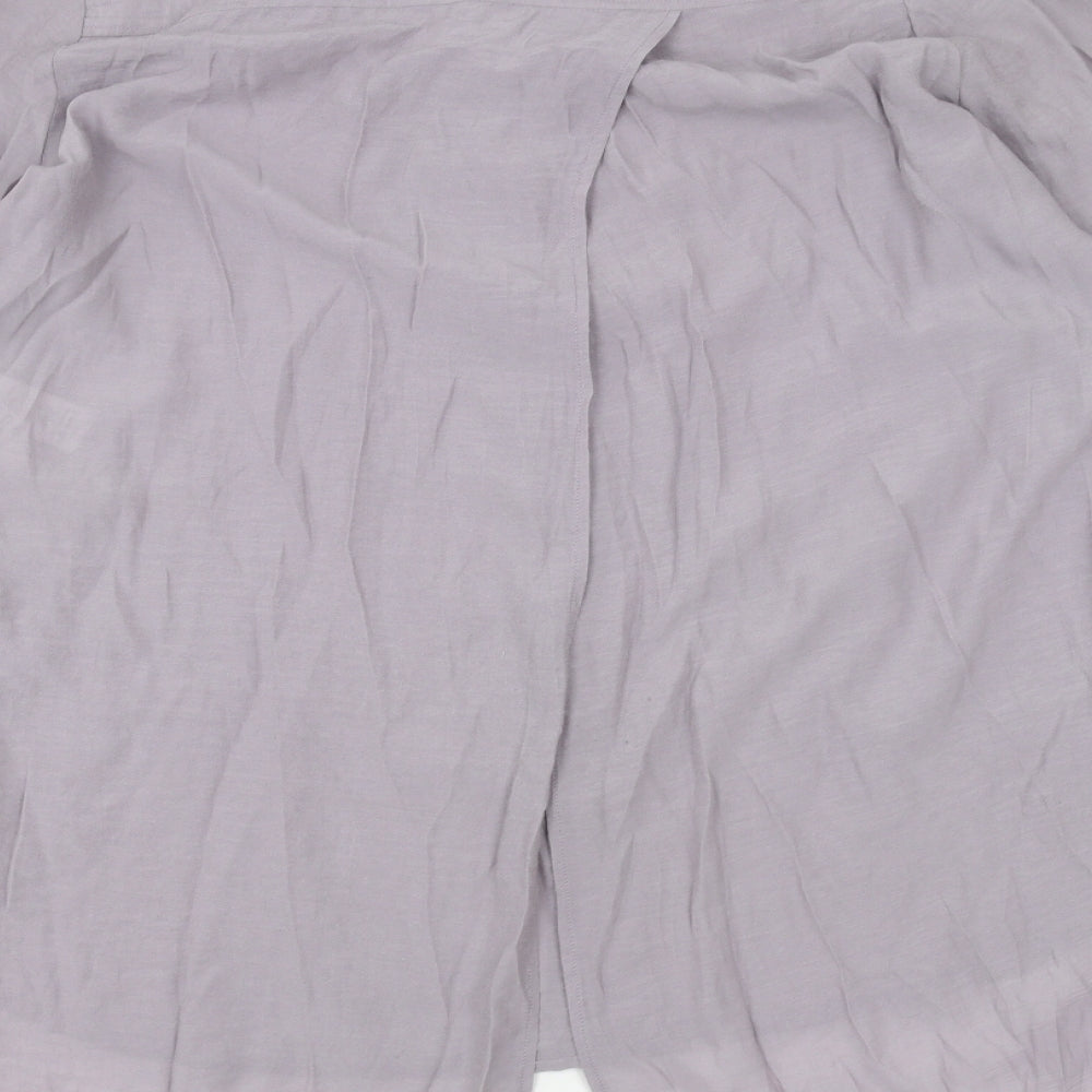 New Look Womens Purple   Basic Button-Up Size 16