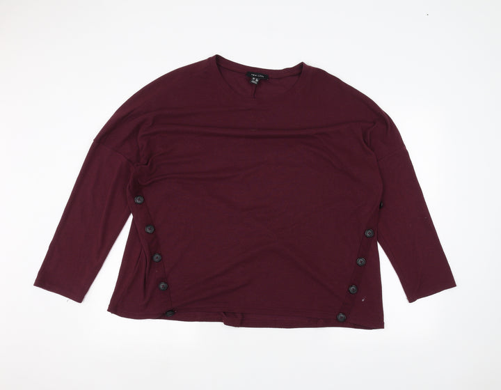 New Look Womens Purple   Pullover Jumper Size 16