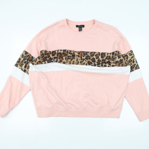 New Look Womens Pink   Pullover Jumper Size M