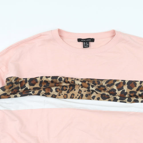 New Look Womens Pink   Pullover Jumper Size M