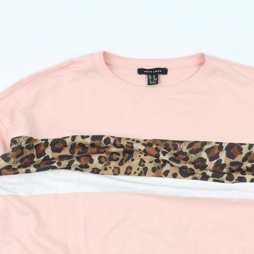 New Look Womens Pink   Pullover Jumper Size M