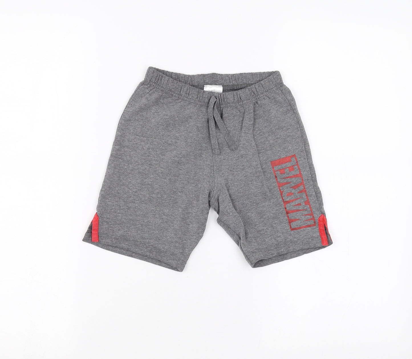 Marvel Boys Grey   Sweat Shorts Size 6-7 Years - Marvel