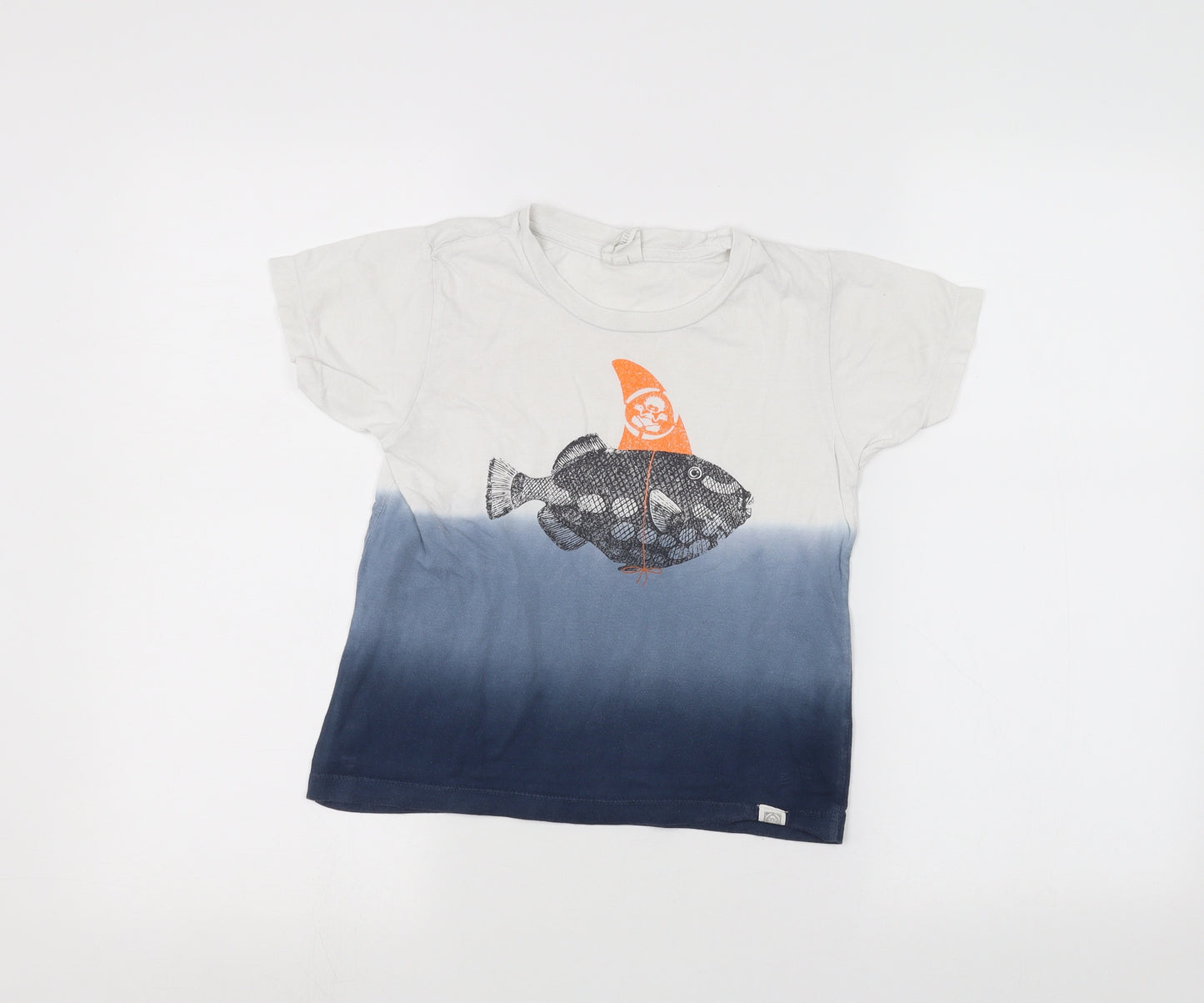 Saltrock Boys White   Basic T-Shirt Size 5-6 Years