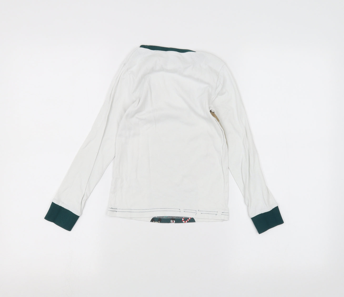 H&M Girls White   Basic T-Shirt Size 6-7 Years  - Christmas