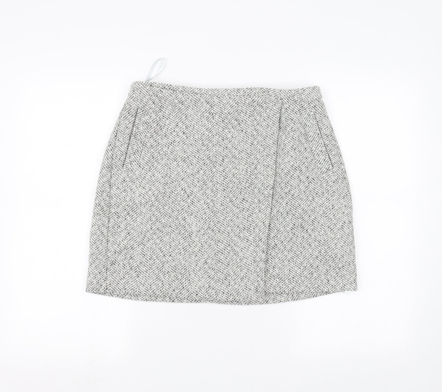 New Look Womens White   A-Line Skirt Size 12
