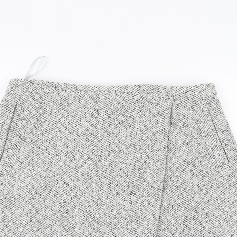 New Look Womens White   A-Line Skirt Size 12