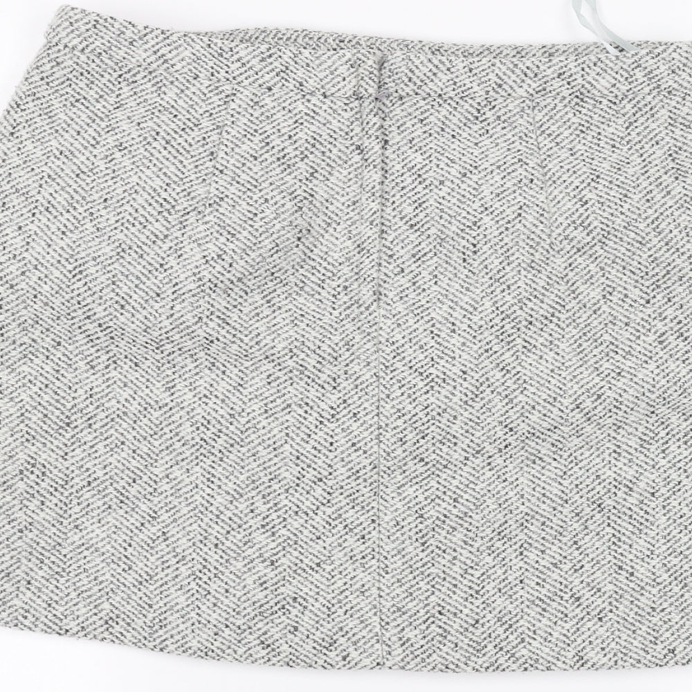 New Look Womens White   A-Line Skirt Size 12