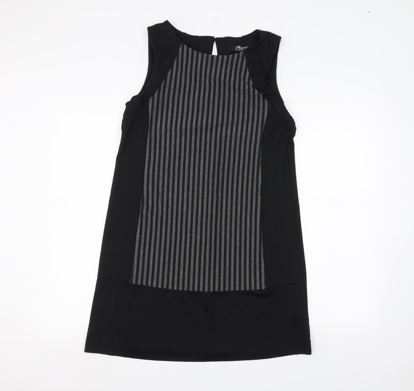 Peacocks Womens Black   Basic T-Shirt Size 10