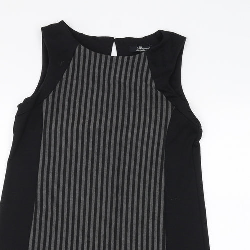 Peacocks Womens Black   Basic T-Shirt Size 10