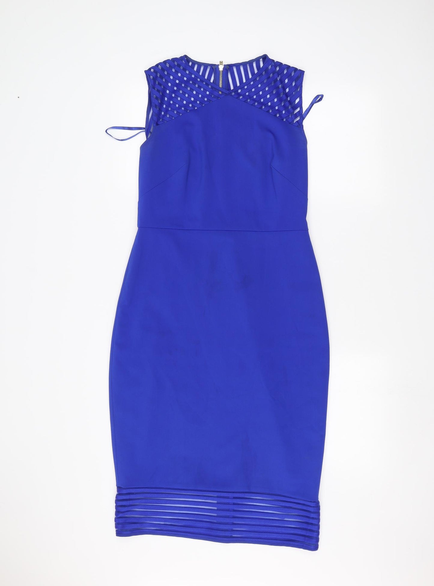 Ted Baker Womens Blue   Pencil Dress  Size M