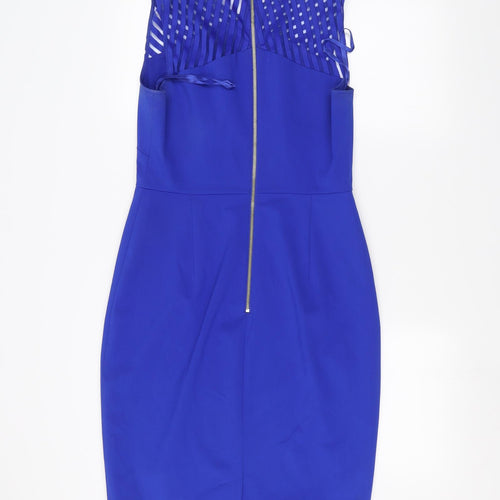 Ted Baker Womens Blue   Pencil Dress  Size M