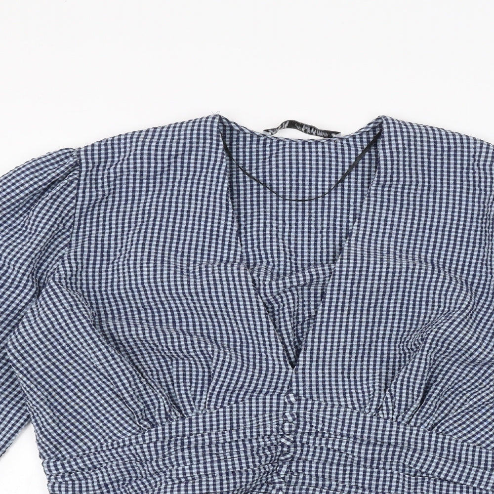 Zara Womens Blue   Pullover Jumper Size M