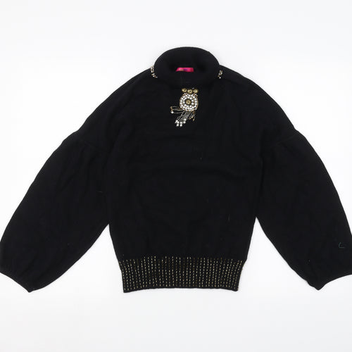 Shrinking Violet Womens Blue   Pullover Jumper Size S