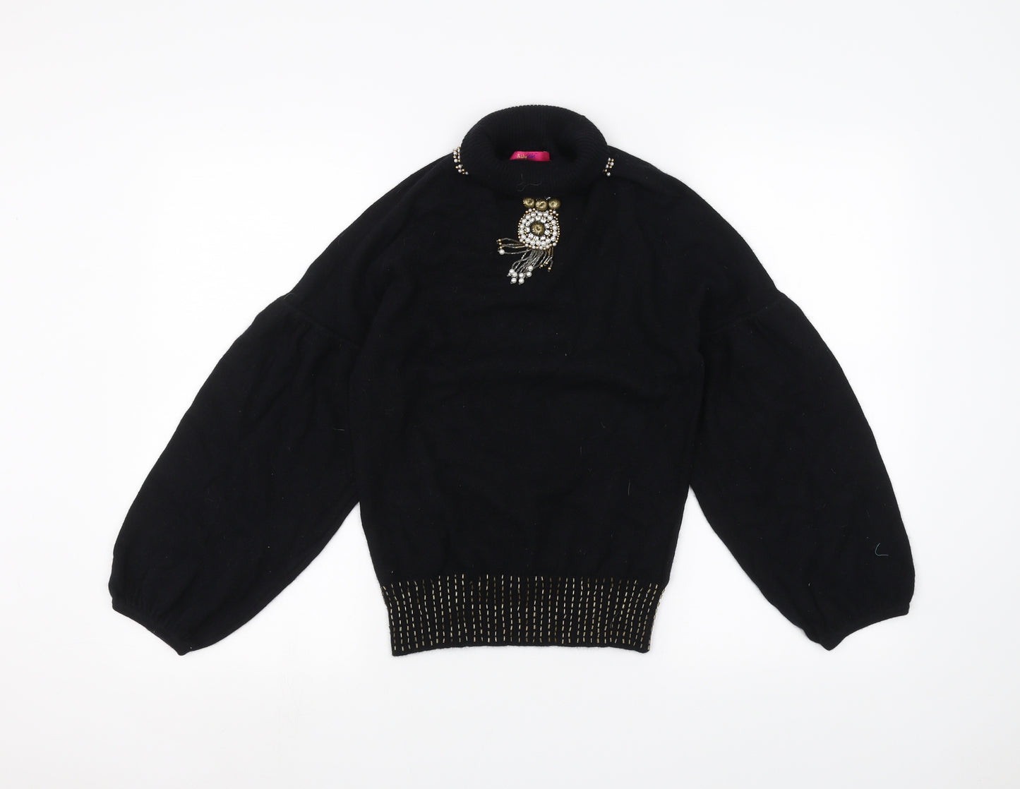 Shrinking Violet Womens Blue   Pullover Jumper Size S