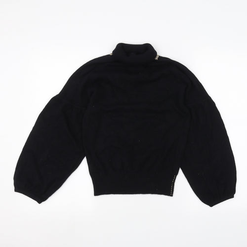 Shrinking Violet Womens Blue   Pullover Jumper Size S