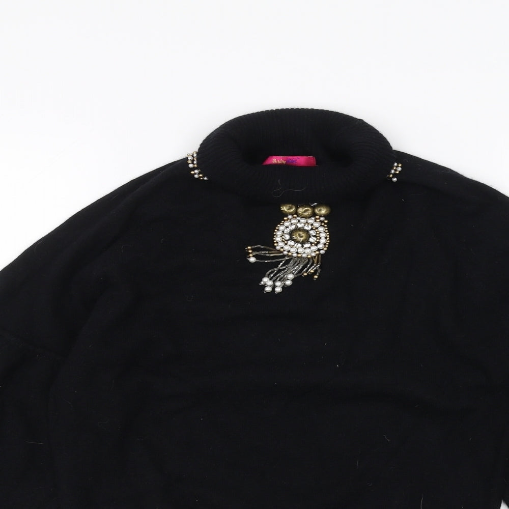 Shrinking Violet Womens Blue   Pullover Jumper Size S