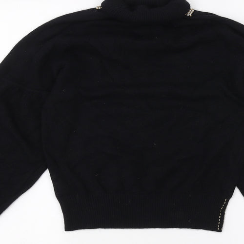 Shrinking Violet Womens Blue   Pullover Jumper Size S