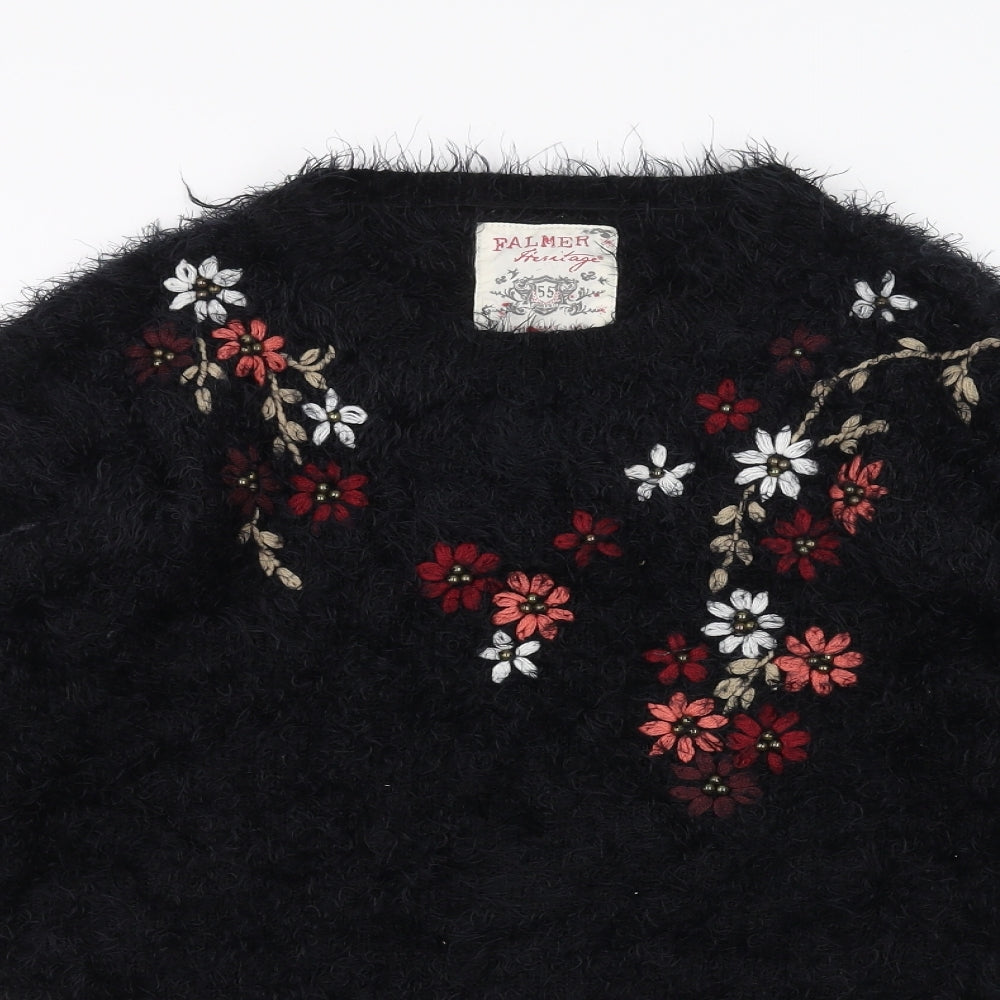 Falmer Heritage Womens Black   Pullover Jumper Size S