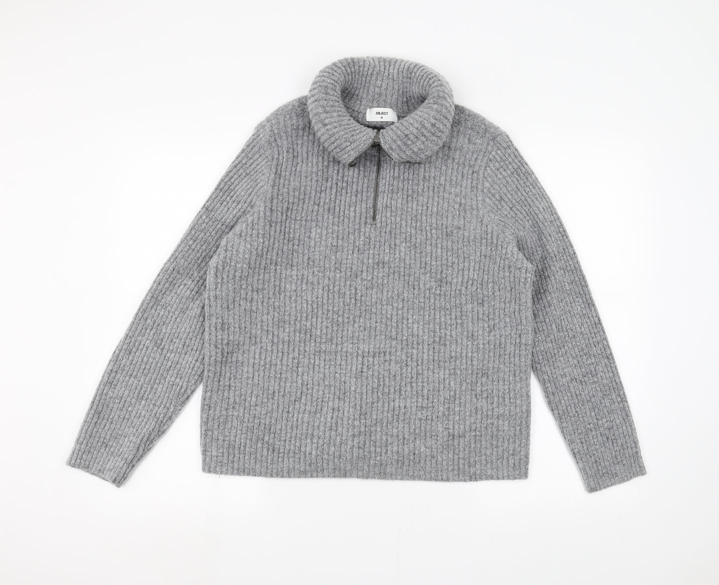 Object Womens Grey   Pullover Jumper Size XL