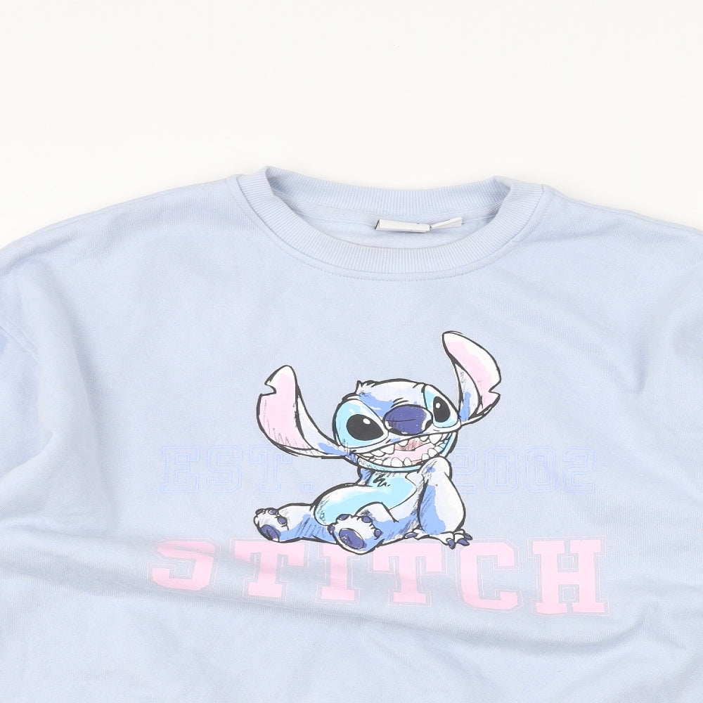 Disney Womens Blue   Pullover Jumper Size S