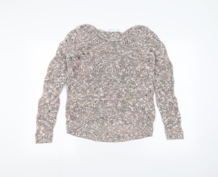 New Look Womens Grey Pullover Jumper Size 6