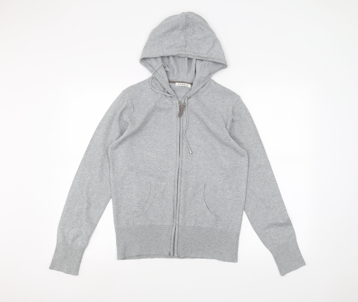 George Womens Grey   Full Zip Hoodie Size 16