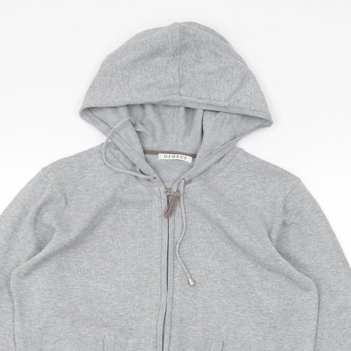 George Womens Grey   Full Zip Hoodie Size 16