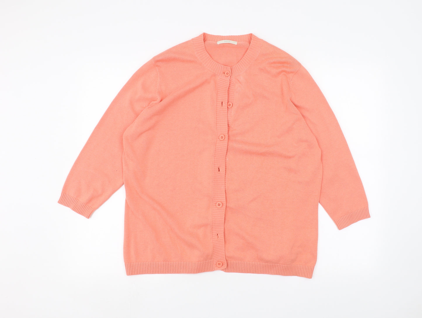 Marks and Spencer Womens Pink   Cardigan Jumper Size 18