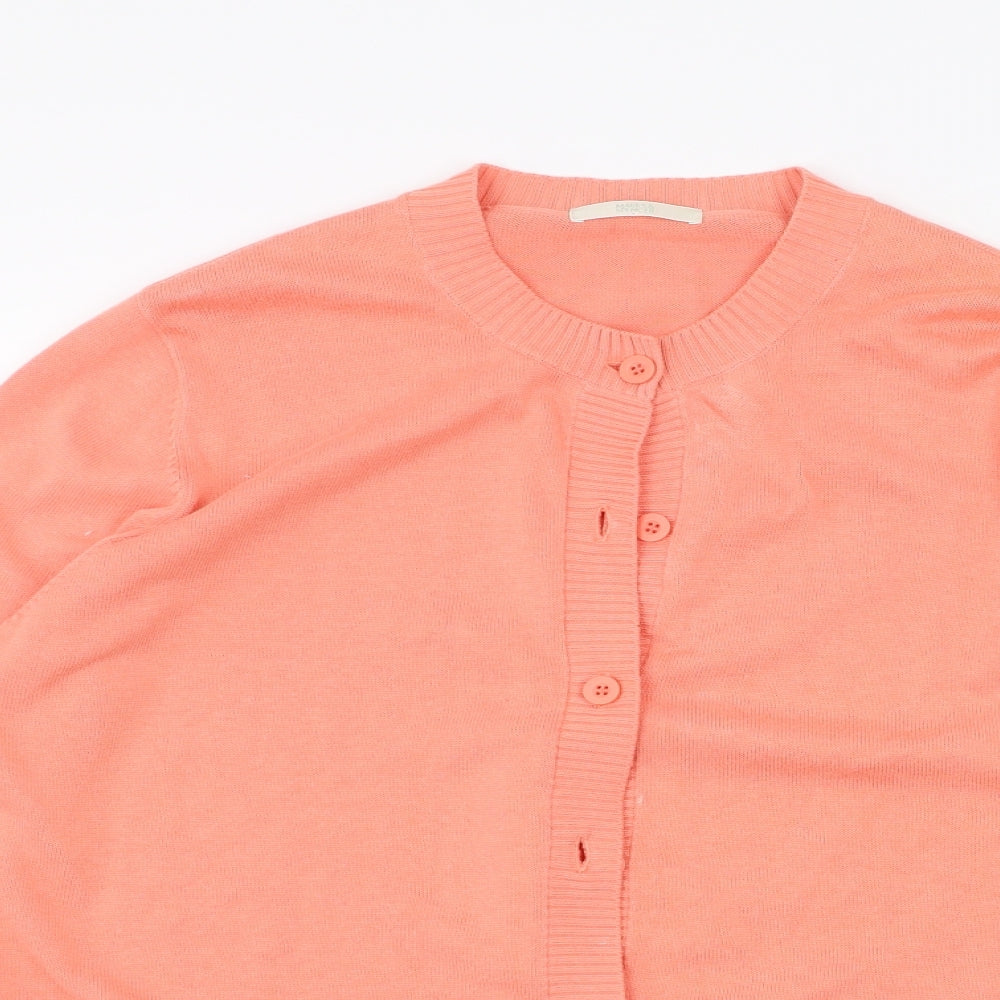Marks and Spencer Womens Pink   Cardigan Jumper Size 18