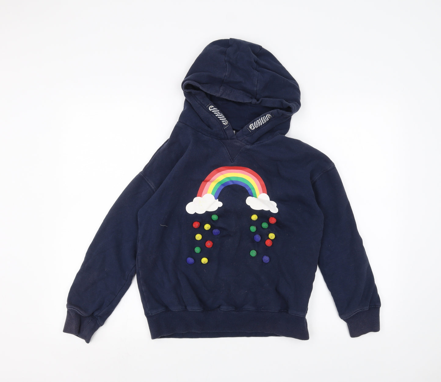 NEXT Girls Blue   Pullover Hoodie Size 13 Years  - Rainbow