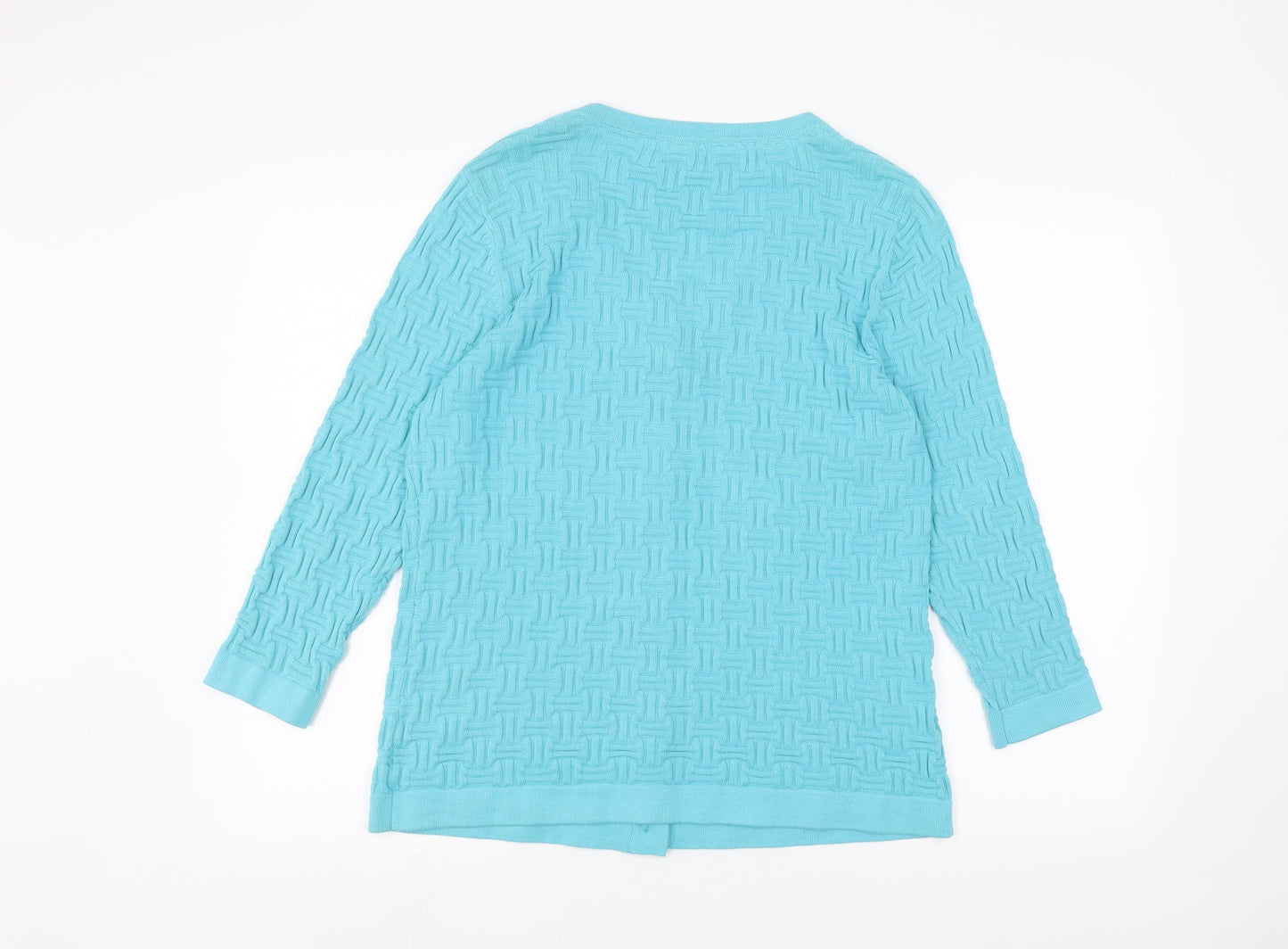 Country Club Womens Blue   Cardigan Jumper Size L