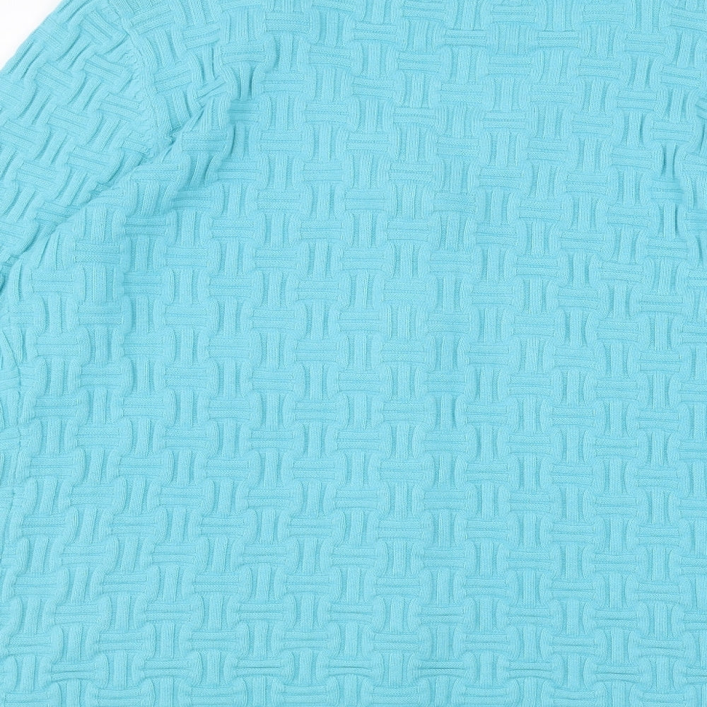 Country Club Womens Blue   Cardigan Jumper Size L